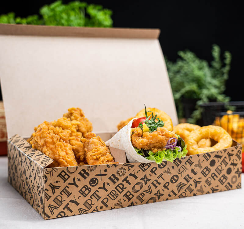 Boîte Box à poulet et frites