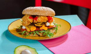 Poulet mexicain Burger au poulet mexicain