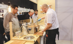 Stand Holly Powder au salon Gastro Hotel à Kołobrzeg, 2015 Panures Holly Powder – un vrai jeu d’enfant !